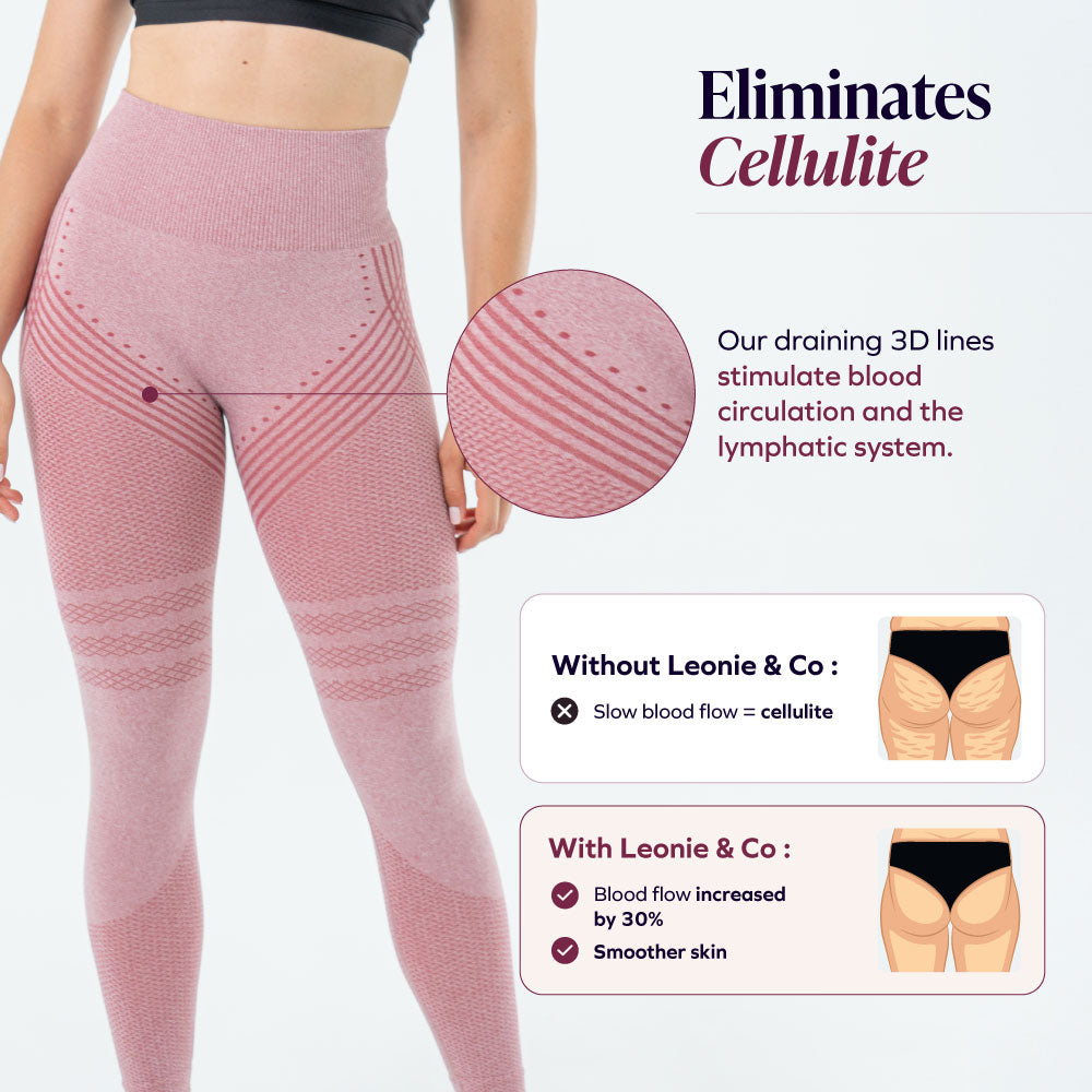 3D Leggings | Blush Roze