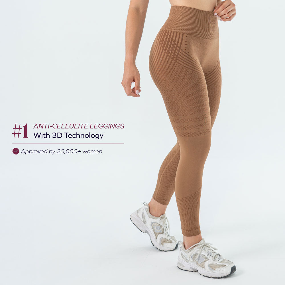 3D Leggings | Blauw