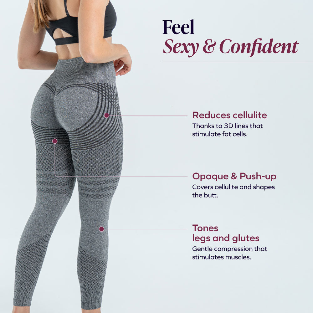 3D Leggings | Grijs