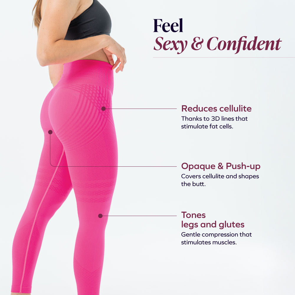 3D Leggings | Roze