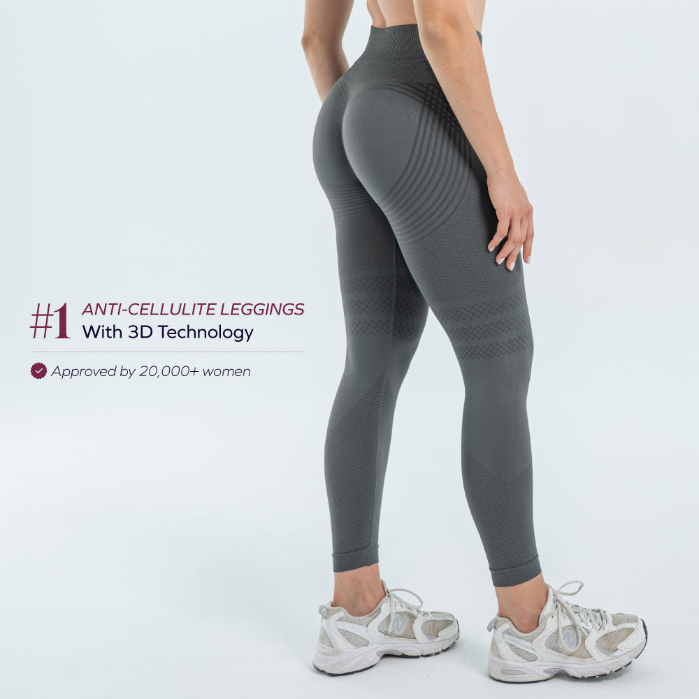 3D Leggings | Teal Green