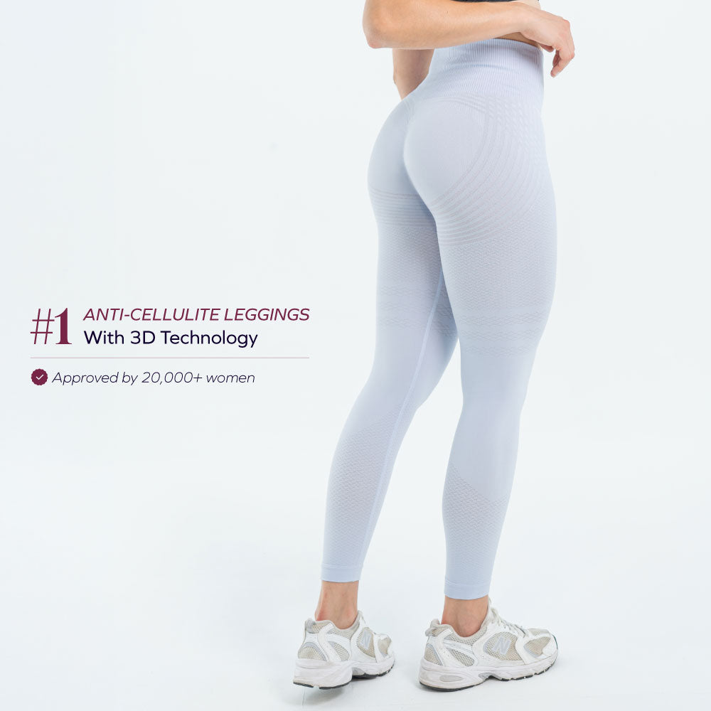 3D Leggings | Wijnrood