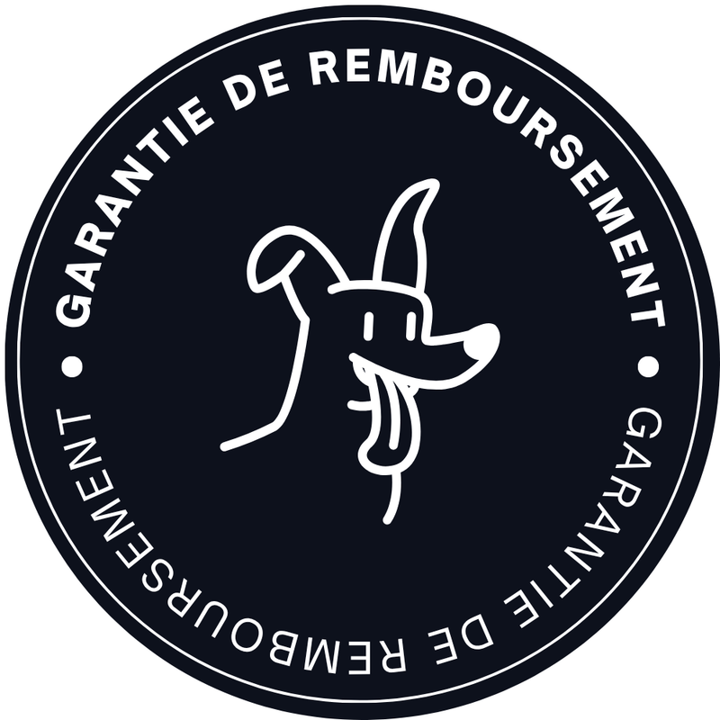 Un chien plus calme en 30 jours ou remboursé